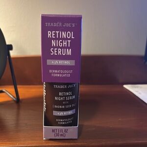 Retinol Night Serum - Purple and Black